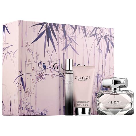 gucci gift set perfume|gucci bamboo gift set sale.